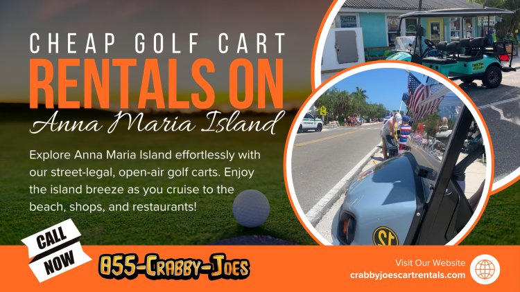 Cheap Golf Cart Rentals Anna Maria Island