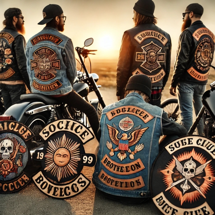 How Bikers Use Custom Patches to Tell Their Club’s Story