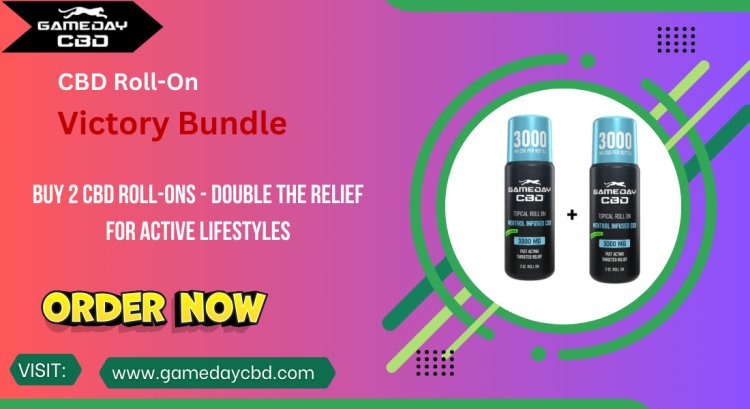 Buy 2 CBD Roll-Ons - Double the Relief for Active Lifestyles